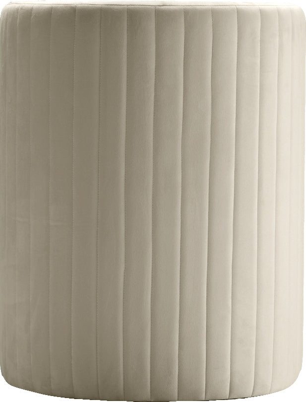 Ensemble de fauteuil d'appoint et repose-pieds en velours Selena