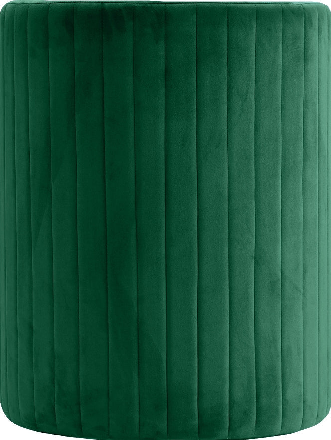 Ensemble de fauteuil d'appoint et repose-pieds en velours Selena