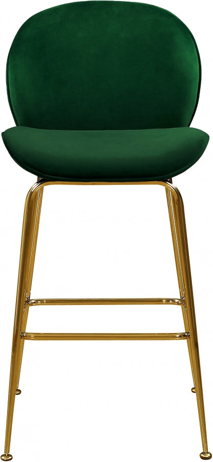 Tabouret de comptoir en velours Paris
