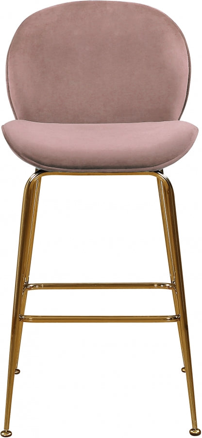 Tabouret de comptoir en velours Paris