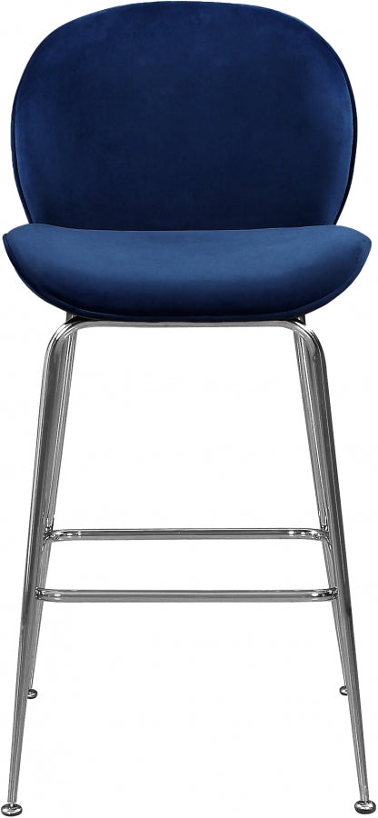 Tabouret de comptoir en velours Paris