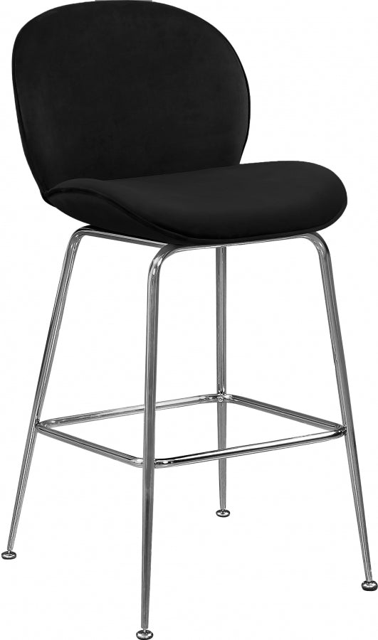 Tabouret de comptoir en velours Paris