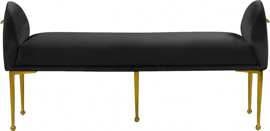 Banc en velours Owen