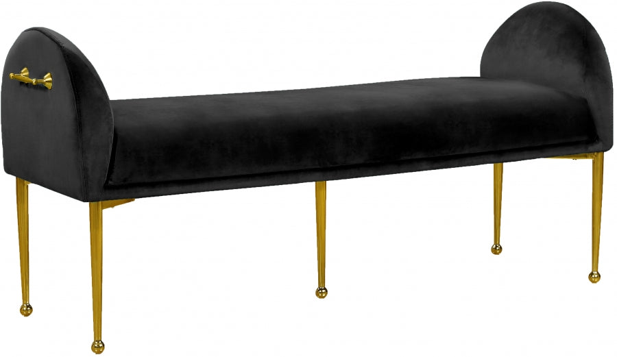 Banc en velours Owen