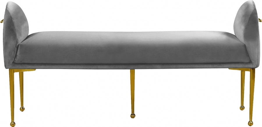Banc en velours Owen