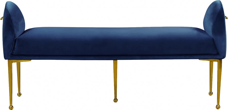 Banc en velours Owen