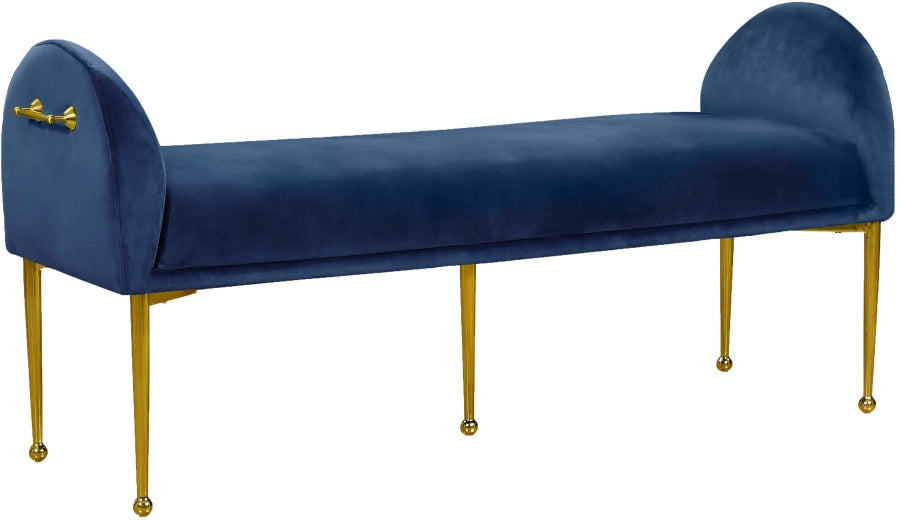 Banc en velours Owen