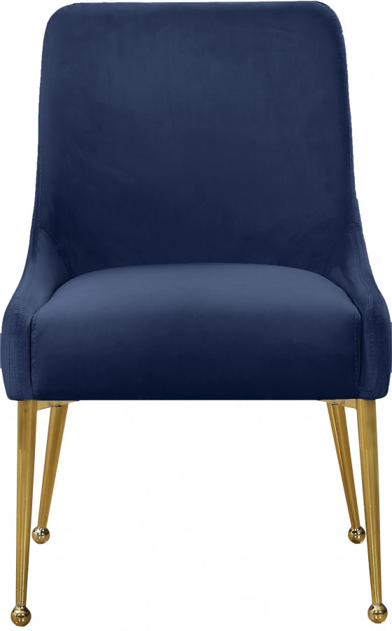 Chaise de salle à manger en velours Owen