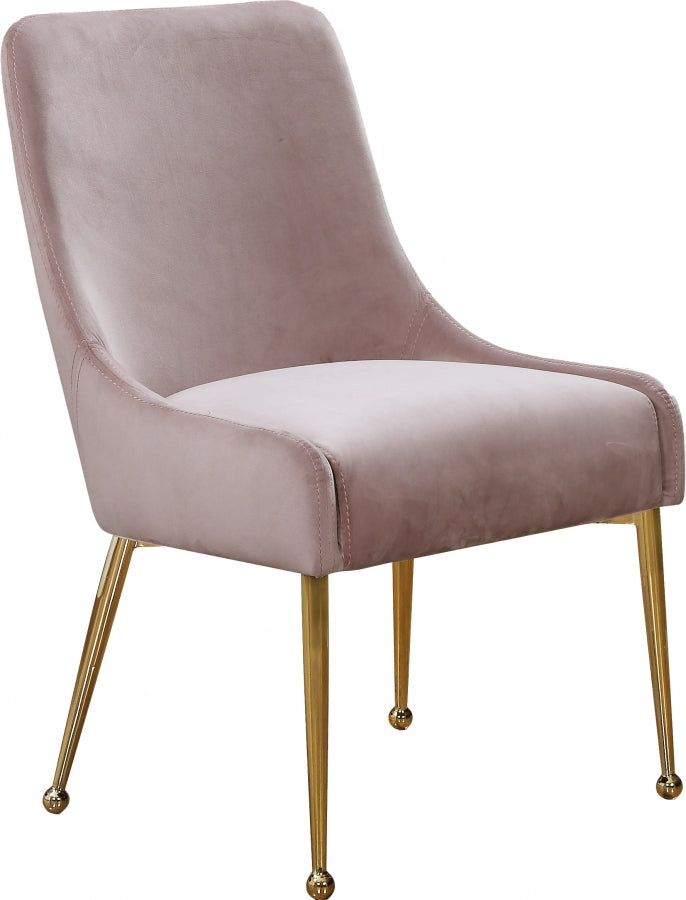Chaise de salle à manger en velours Owen