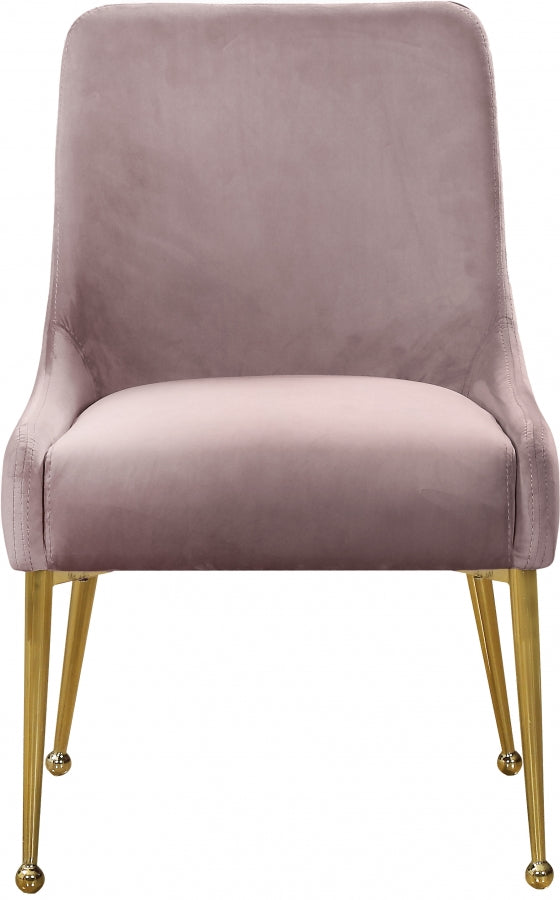 Chaise de salle à manger en velours Owen