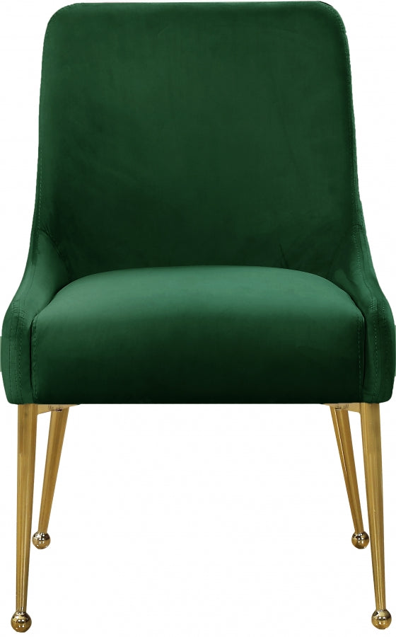 Chaise de salle à manger en velours Owen