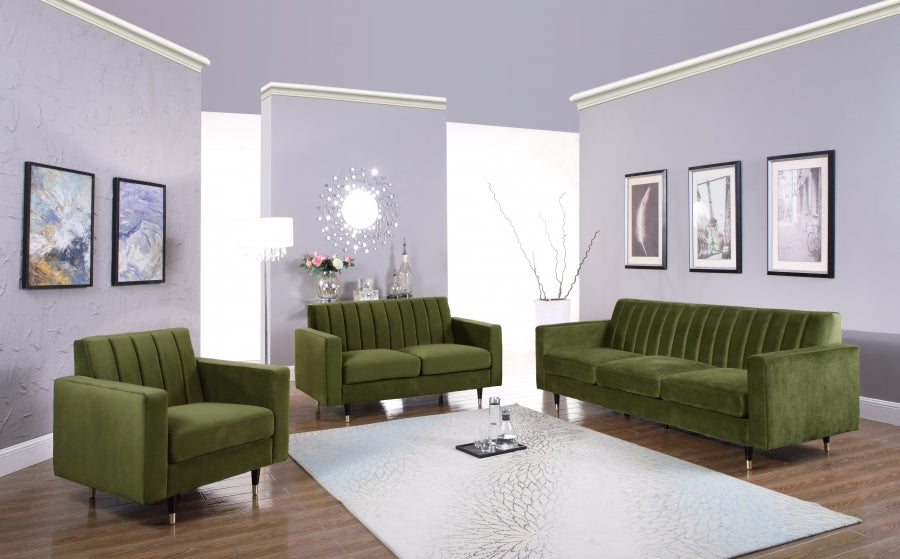 Causeuse en velours Lola 