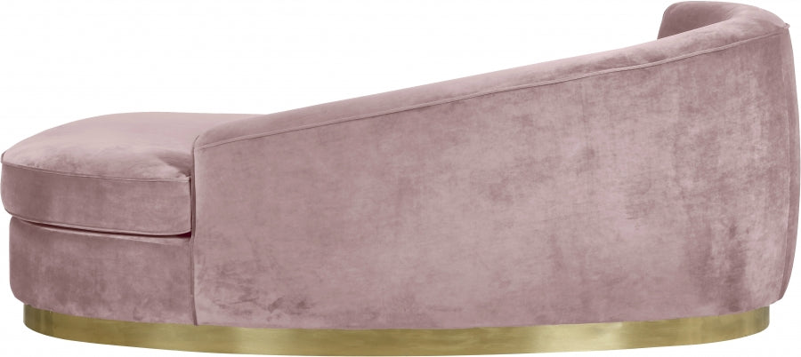 Chaise longue Julian en velours