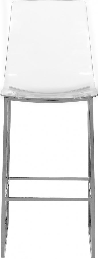 Tabouret de comptoir chromé Lumen