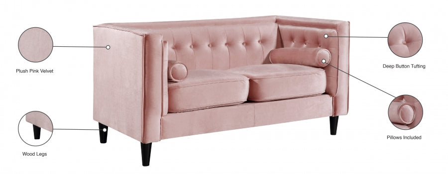 Causeuse en velours Taylor 