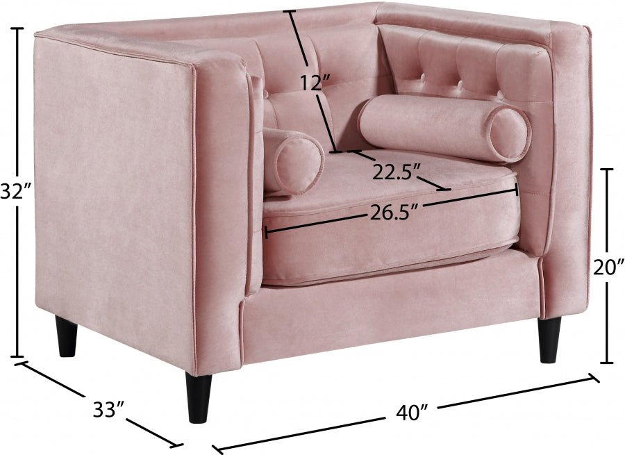 Chaise Taylor en velours