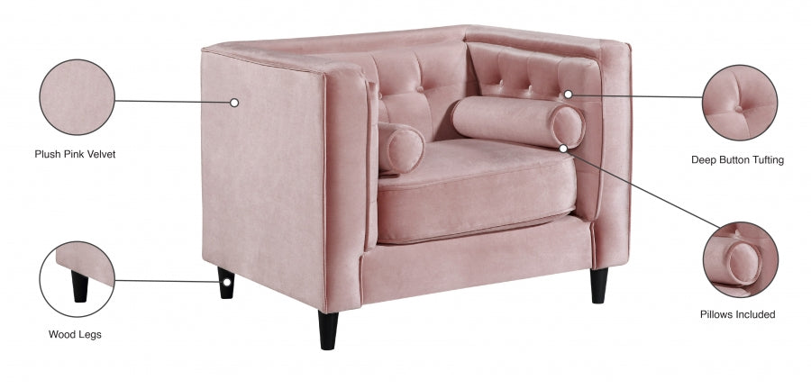 Chaise Taylor en velours