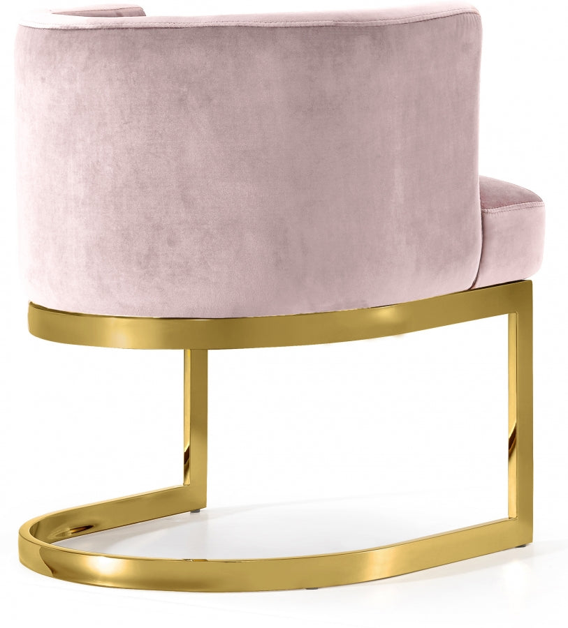 Chaise de salle à manger en velours Gianna