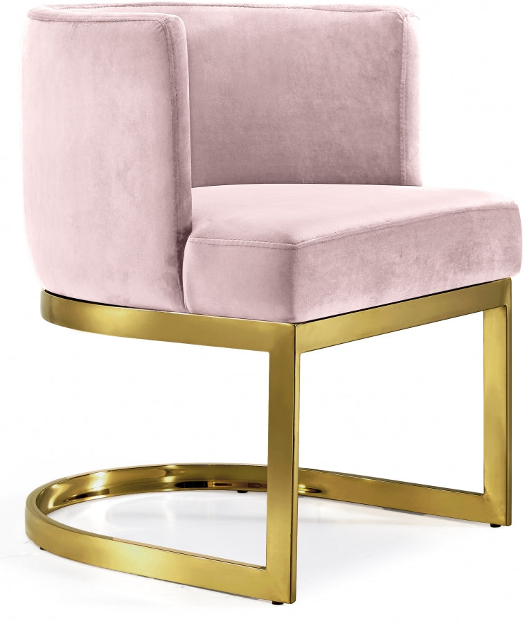 Chaise de salle à manger en velours Gianna