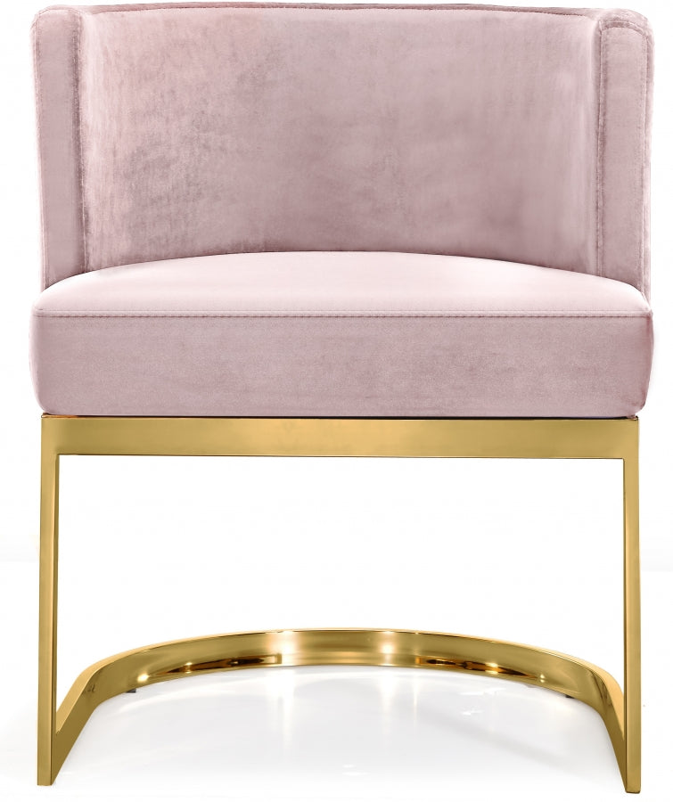 Chaise de salle à manger en velours Gianna