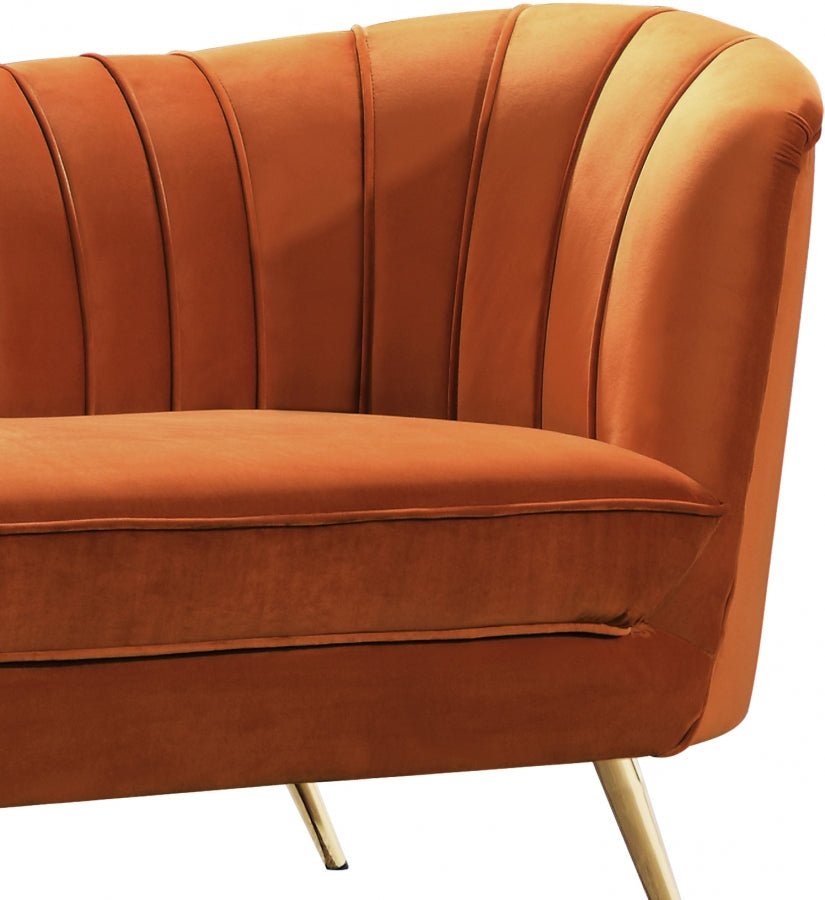Causeuse en velours Margo 