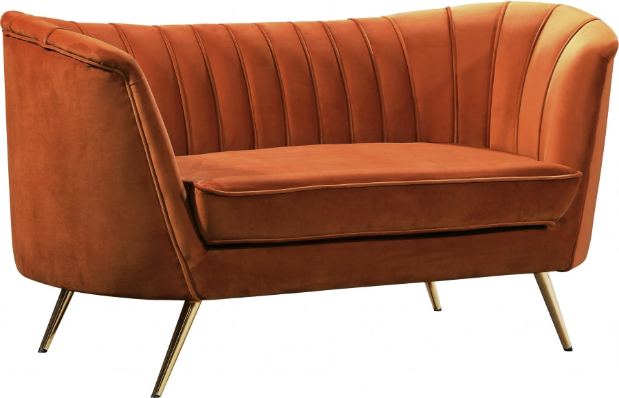 Causeuse en velours Margo 