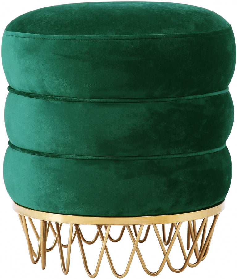Pouf en velours Revolve | Tabouret