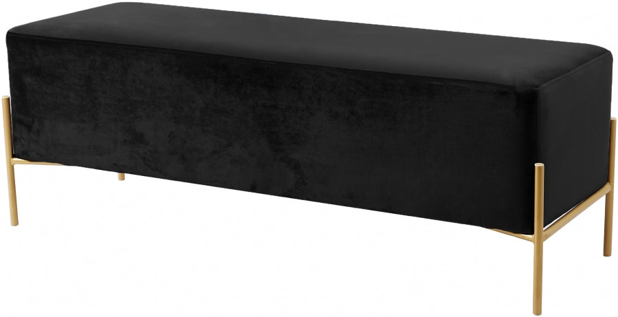 Banc en velours Isla
