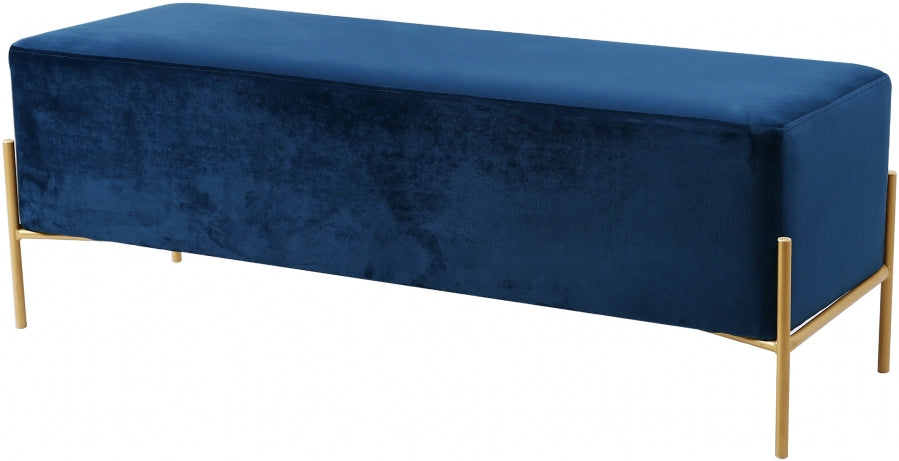 Banc en velours Isla