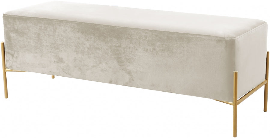Banc en velours Isla