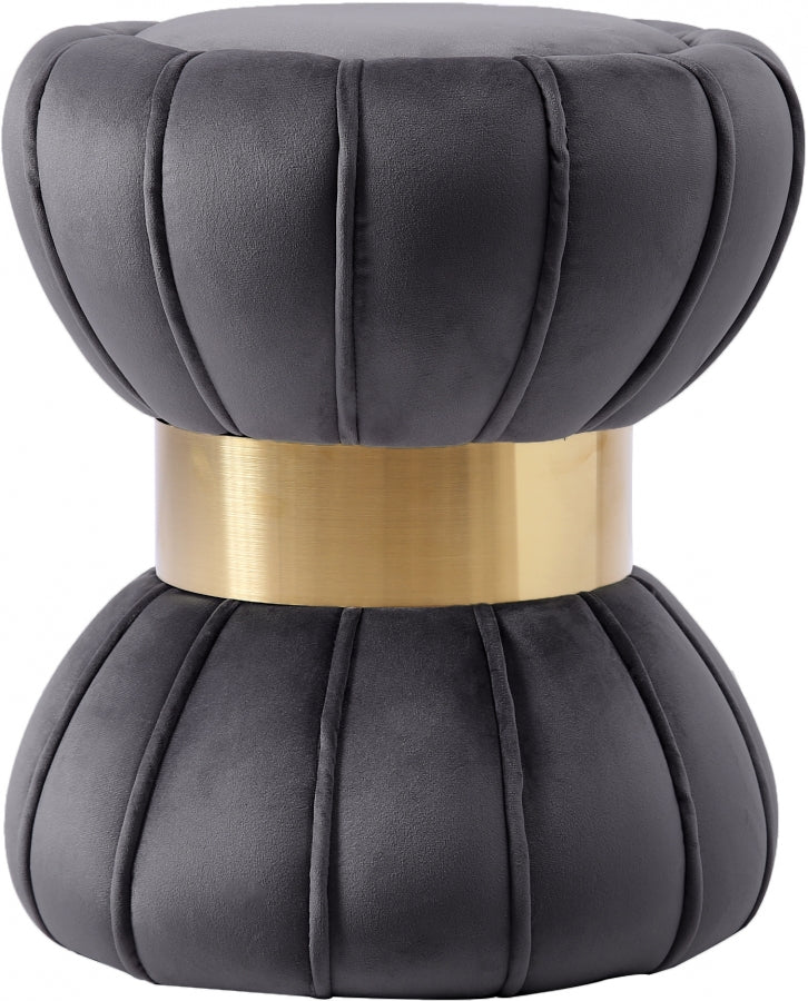 Pouf en velours Vino | Tabouret