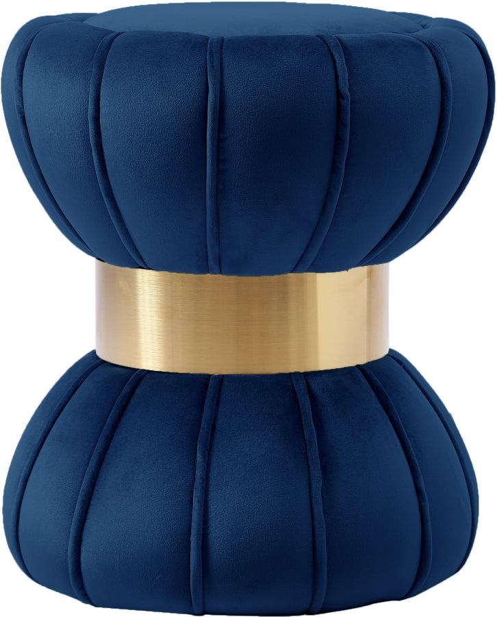 Pouf en velours Vino | Tabouret