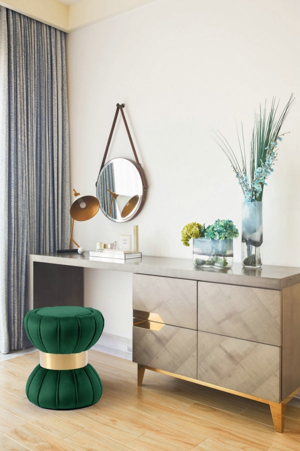 Pouf en velours Vino | Tabouret