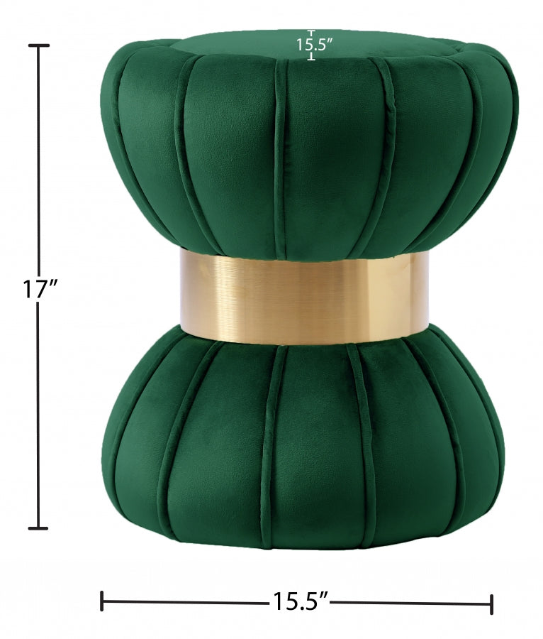 Pouf en velours Vino | Tabouret
