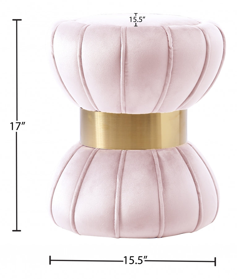 Pouf en velours Vino | Tabouret