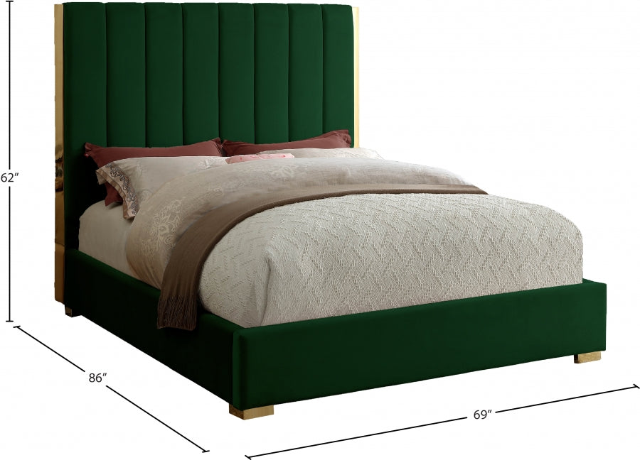 Lit en velours Becca