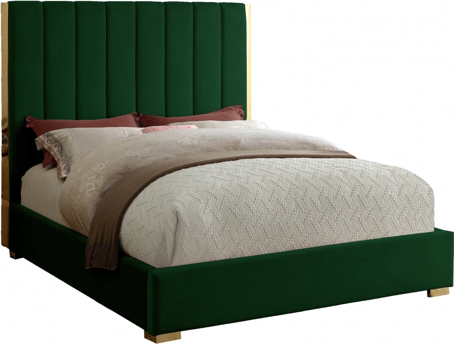 Lit en velours Becca