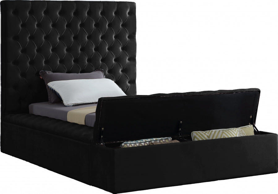 Lit en velours Bonheur