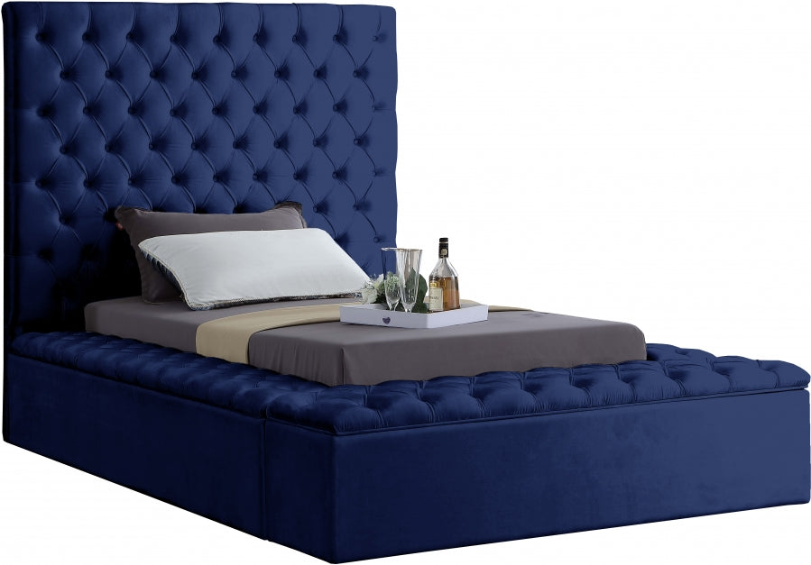 Lit en velours Bonheur