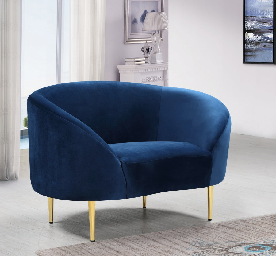 Chaise Ritz en velours