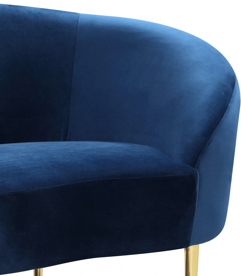 Chaise Ritz en velours