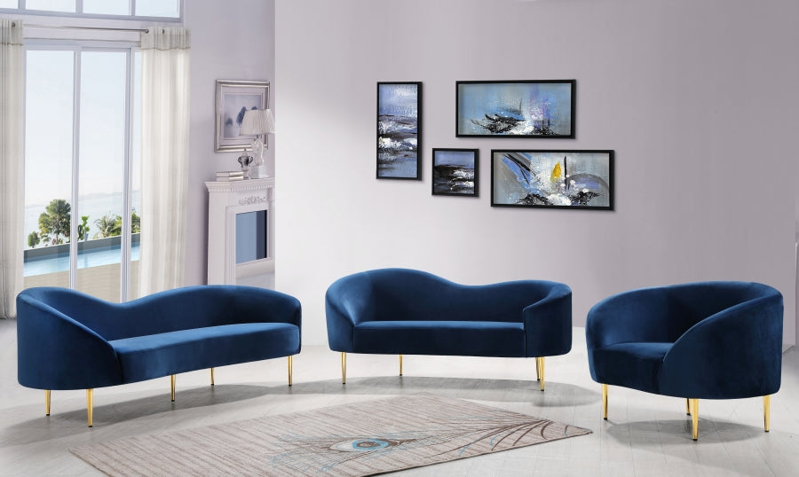 Chaise Ritz en velours