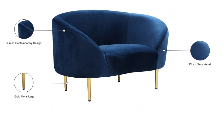 Chaise Ritz en velours