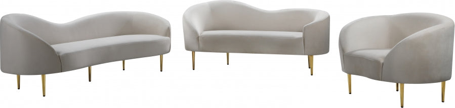 Chaise Ritz en velours