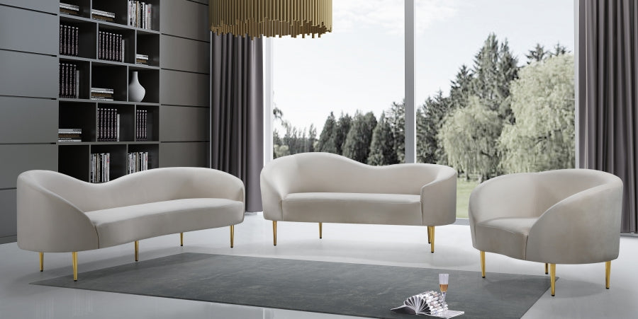 Chaise Ritz en velours