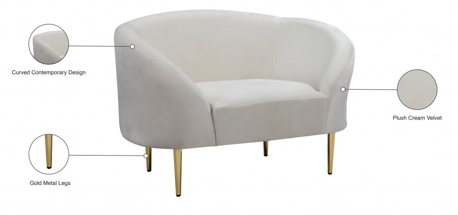 Chaise Ritz en velours