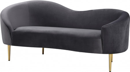Causeuse en velours Ritz