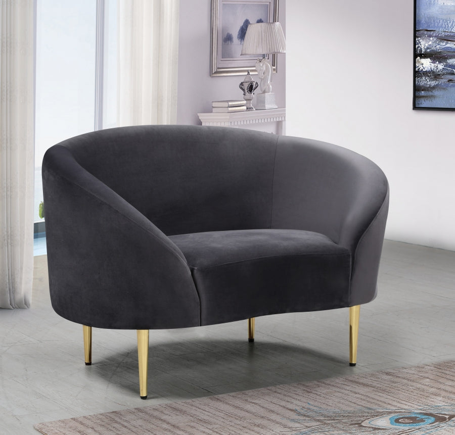 Chaise Ritz en velours
