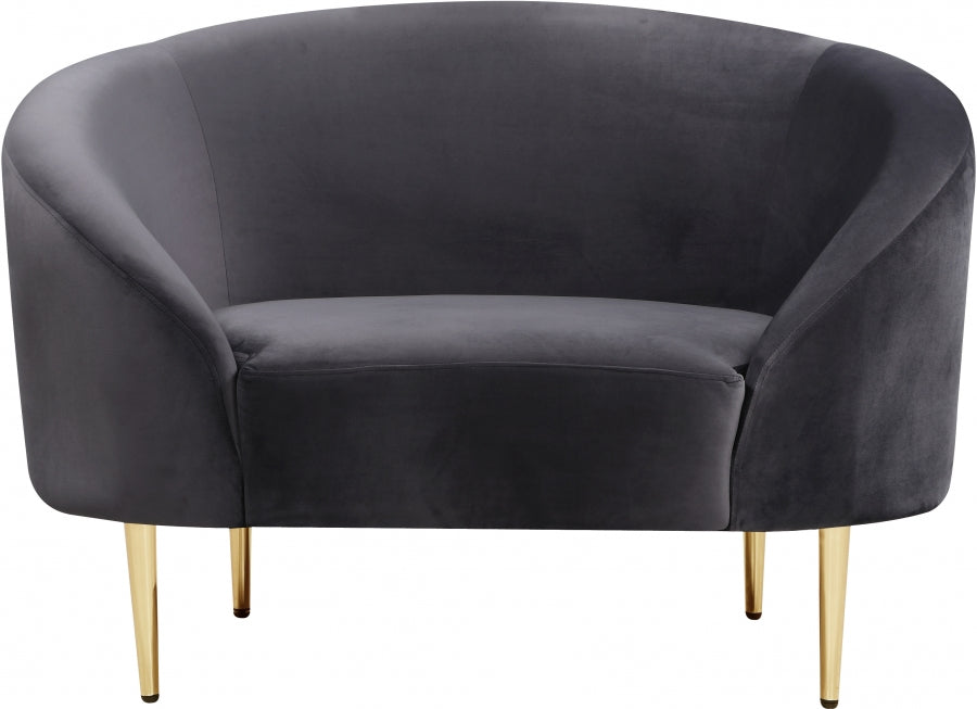 Chaise Ritz en velours