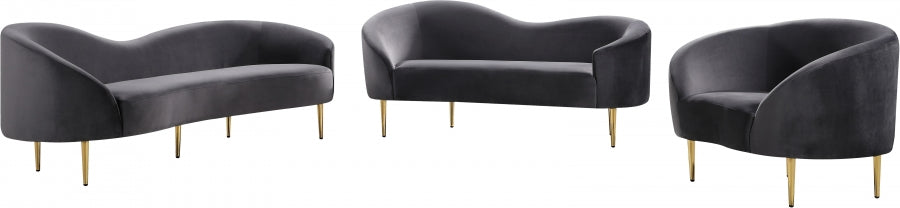 Chaise Ritz en velours